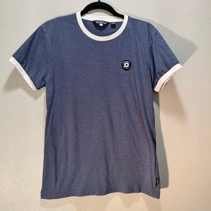 Ben Sherman Navy Ringer T-Shirt Men S